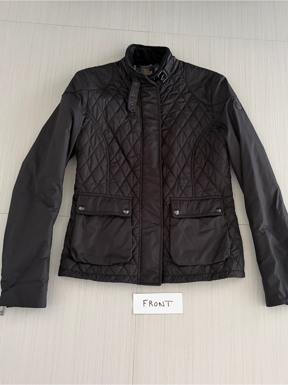 Women's Black Quilted Jacket